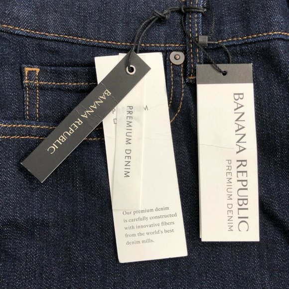 Banana Republic Blue Jeans Womens 30 Mid Rise Straight Girlfriend Premium Denim - Picture 3 of 8